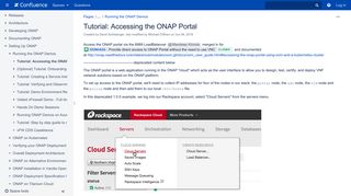 Tutorial: Accessing the ONAP Portal - Developer Wiki - Confluence