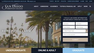 San Diego Christian College: SDC HOME PAGE