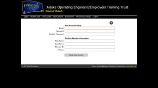 First Time Login Setup - Student Website - Alaska Operating Engineers