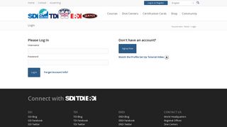 Login - SDI | TDI | ERDI