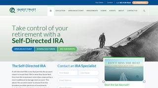 Self-Directed IRA | Quest Trust Company | Retirement Investing