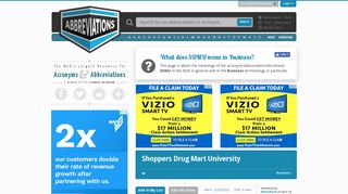 SDMU - Shoppers Drug Mart University - Abbreviations.com