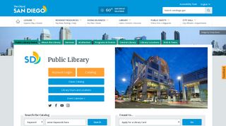 Public Library | City of San Diego Official Website
