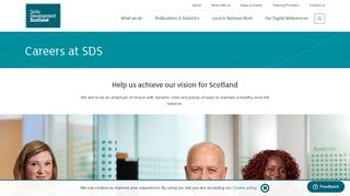 Careers at SDS | Skills Development Scotland