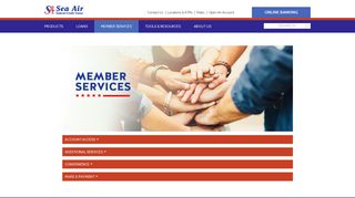Sea Air FCU - Member Services