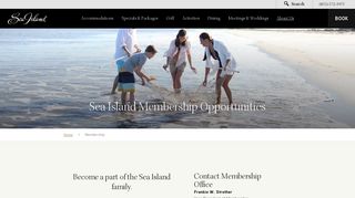 Membership: Become A Part Of The Family | Sea Island