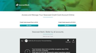 Credit Card Login | Florida | Seacoast Bank