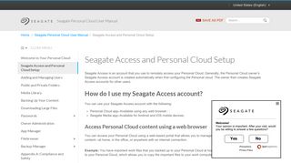 Seagate Personal Cloud User Manual - Seagate Access and Personal ...