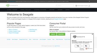 Consumer Login | Seagate UK