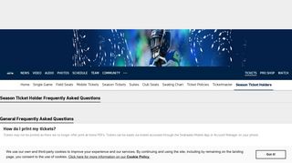 Seattle Seahawks Season Ticket Holder FAQs | Seattle Seahawks ...