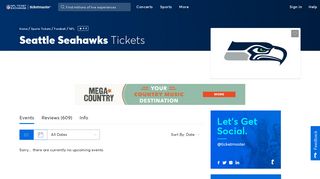Seattle Seahawks Tickets | Single Game Tickets ... - Ticketmaster