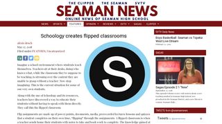 Schoology creates flipped classrooms – Seaman Clipper