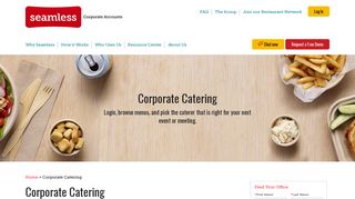 Corporate Catering ~ Order Online | Seamless