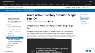 Azure AD Connect: Seamless Single Sign-On | Microsoft Docs
