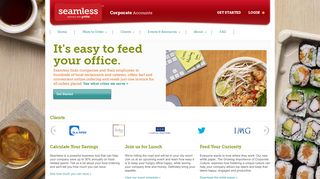 Seamless Corporate Accounts | Online Food Ordering for the Office