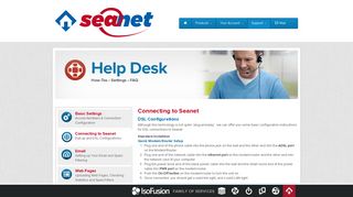 Connecting to Seanet • Help Desk • Seanet