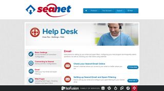 Email • Help Desk • Seanet