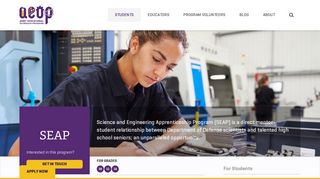 Science and Engineering Apprenticeship Program (SEAP) | AEOP