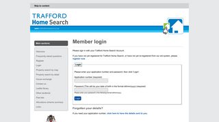 Login - Trafford Home Search