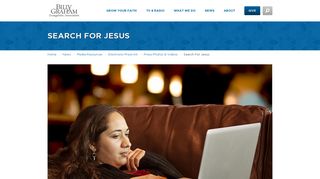 Search For Jesus - Billy Graham Evangelistic Association