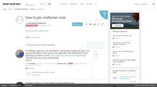 how to join craftsman club | Shop Your Way: Online Shopping & Earn ...