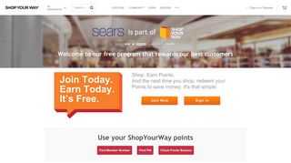 Sears ShopYourWay: Get Online Deals on Appliances, Clothing and ...