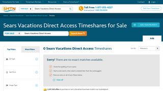 Sears Vacations Direct Access Timeshare Resales | Search ...