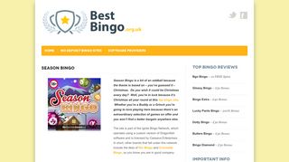 Season Bingo | Claim 120 FREE Bingo Tickets On Deposit!