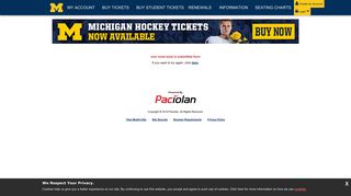 Sign In - The University of Michigan Online Ticket Office | Online Ticket ...