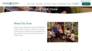 Employment opportunities at Seasons Hospice — Seasons Hospice