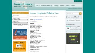 Seasons Hospice | Florida Hospice & Palliative Care Association