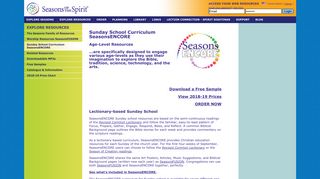 Seasons Online | Sunday School Curriculum - Seasons of the Spirit