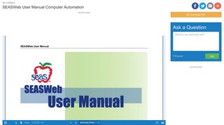 SEASWeb User Manual Computer Automation | manualzz.com