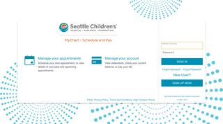 Seattle Children's - MyChart - Login Page