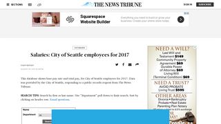 Salaries: City of Seattle employees for 2017 | Tacoma News Tribune