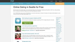 Seattle Dating - Seattle singles - Seattle chat at POF.com™