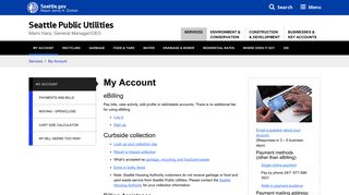 My Account — Seattle Public Utilities - Seattle.gov