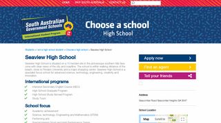 Seaview High School - South Australian Government Schools