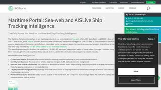 Maritime Portal: Sea-web and AISLive Ship Tracking Intelligence | IHS ...