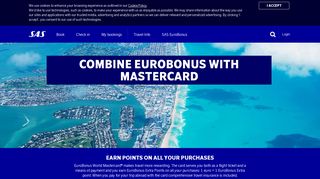 EuroBonus World Mastercard – earn Extra points every day! | SAS
