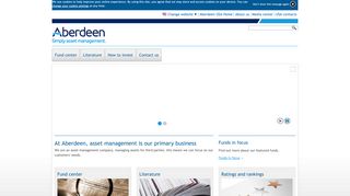 At Aberdeen, asset management is our primary business | United ...