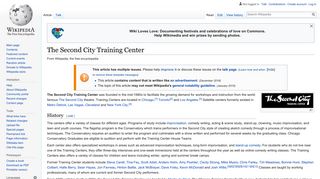 The Second City Training Center - Wikipedia