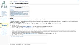 Shared Media and data URIs - Second Life Wiki