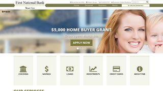 First National Bank New Bremen: Homepage