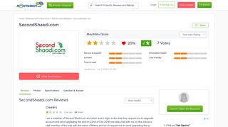 SECONDSHAADI.COM - Reviews | online | Ratings | Free