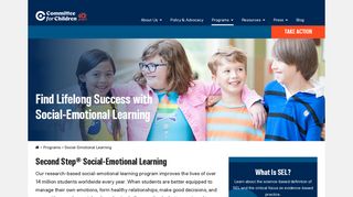 Social-Emotional Learning Curriculum | Committee for Children