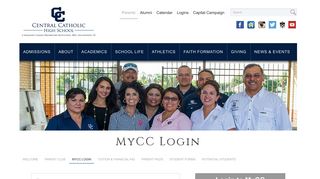 Central Catholic High School | MyCC Login
