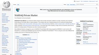 NASDAQ Private Market - Wikipedia