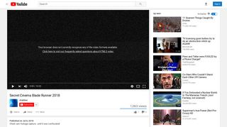 Secret Cinema Blade Runner 2018 - YouTube