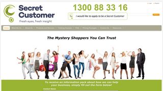 Secret Customer Australia – Mystery Customer, Secret Shopper ...